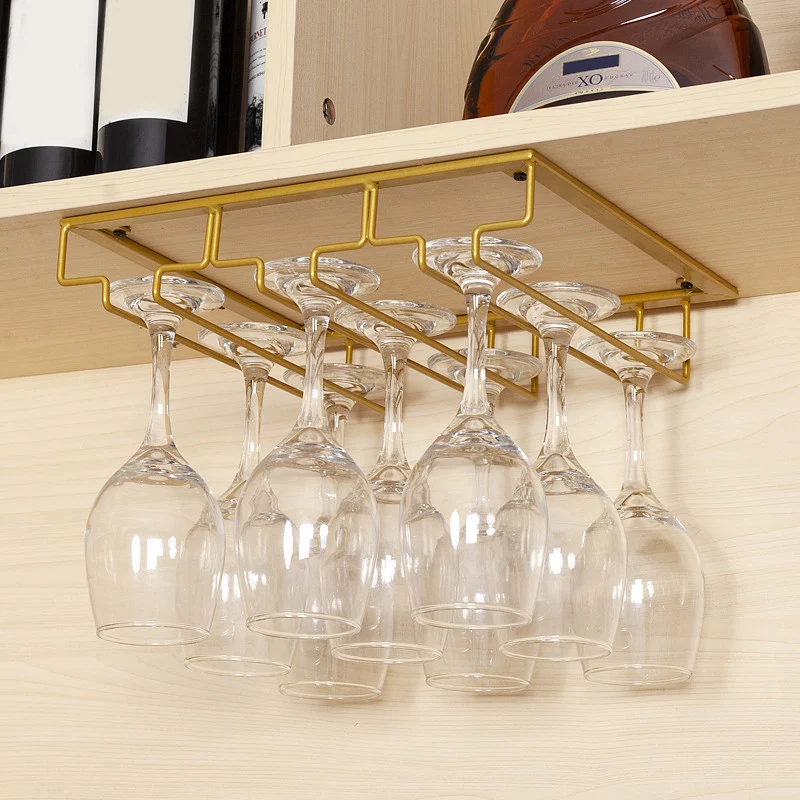 Wine Glasses Rack Hanging Cup Holder Durable Iron Material Under Cabinet Stemware Rack Home Kitchen Bar Cafe Wine Glasses Rack
Wine Glasses Rack Hanging Cup Holder Durable Iron Material Under Cabinet Stemware Rack Home Kitchen Bar Cafe Wine Glasses Rack