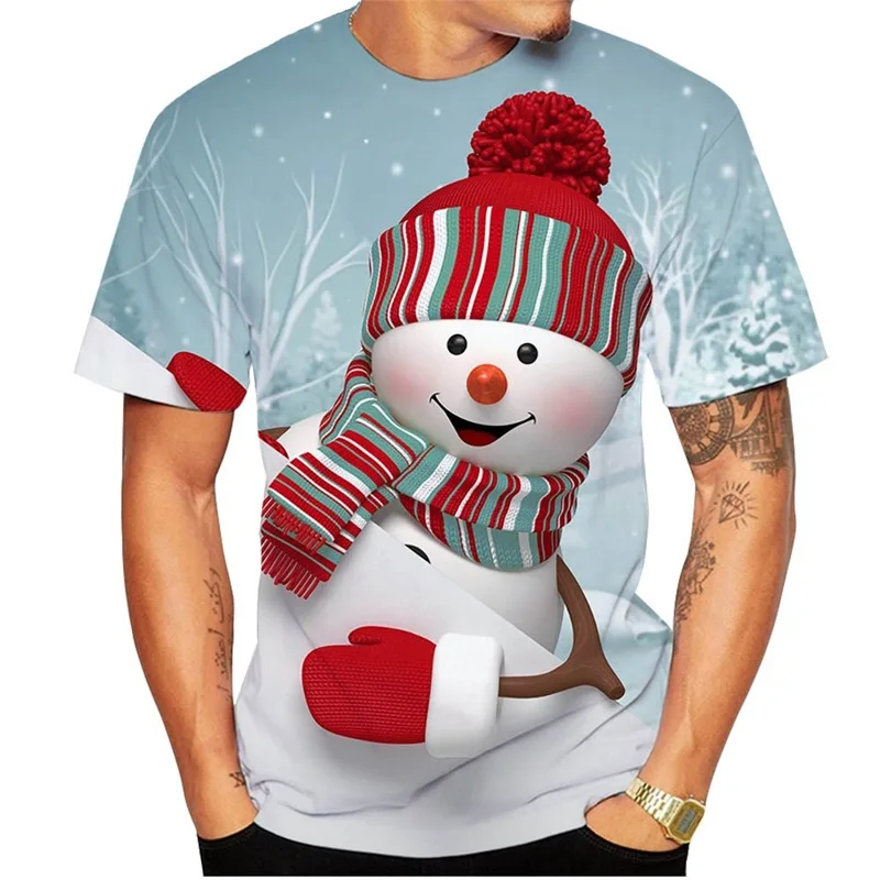 Xmas Graphic T Shirt Funny 3D Printed Christmas T-shirt Family Tees Men Fashion Streetwear Women Clothing Cool Kawaii Anime Tops
Xmas Graphic T Shirt Funny 3D Printed Christmas T-shirt Family Tees Men Fashion Streetwear Women Clothing Cool Kawaii Anime Tops