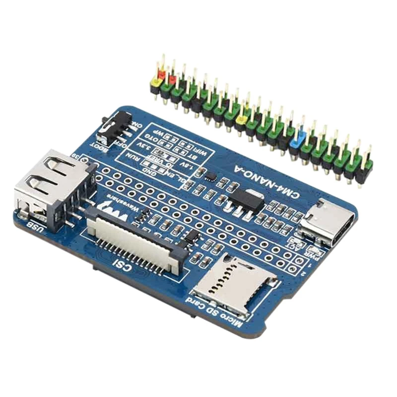 Waveshare For Raspberry Pi Compute Module 4 Lite/EMMC CM4-NANO-A Expansion Board With For Raspberry Pi 40PIN GPIO Interface
Waveshare For Raspberry Pi Compute Module 4 Lite/EMMC CM4-NANO-A Expansion Board With For Raspberry Pi 40PIN GPIO Interface