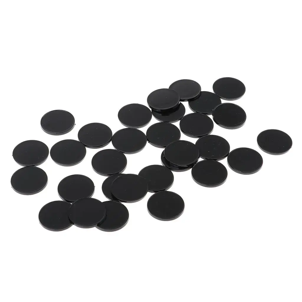 Pack of 30 Plastic Round Bases Stand for War Gaming Figures 
Pack of 30 Plastic Round Bases Stand for War Gaming Figures