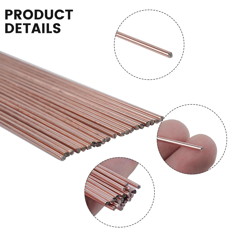 20PCS Brass Brazing Wire Welding Rod Universal Copper Aluminum Fux-cored Electrodes Welding Rods Easy Melt Weld Wire For Steel
20PCS Brass Brazing Wire Welding Rod Universal Copper Aluminum Fux-cored Electrodes Welding Rods Easy Melt Weld Wire For Steel