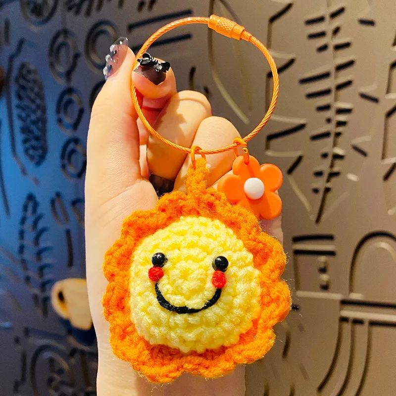 Cute Woolen Crochet Fruit Pendant Keychain Women Girls Fashion Knitted Keyring Charm For Bag Backpack Creative Car Key Ring Gift
Cute Woolen Crochet Fruit Pendant Keychain Women Girls Fashion Knitted Keyring Charm For Bag Backpack Creative Car Key Ring Gift