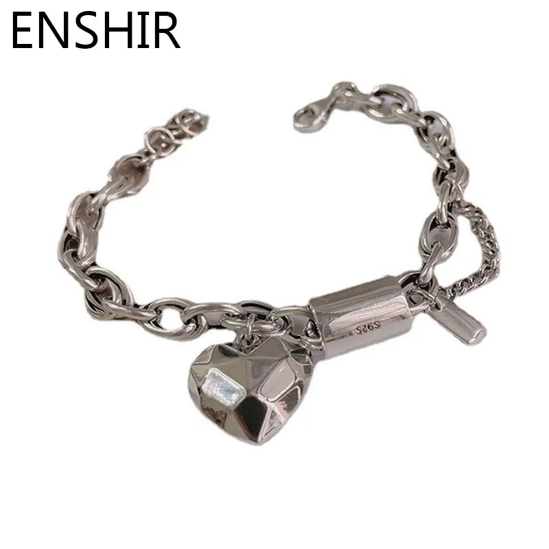 ENSHIR Stereo Love Heart Pendant Bracelet for Women Personality Fashion Hand Jewelry Party Dropshipping 
ENSHIR Stereo Love Heart Pendant Bracelet for Women Personality Fashion Hand Jewelry Party Dropshipping
