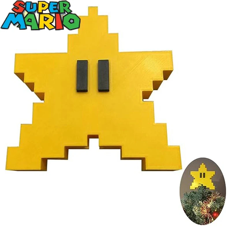 Super Mario Bros Kawaii Christmas Tree Mosaic Pentagram Christmas Tree Decoration Pendant Top Pentagram Star Decoration Gift
Super Mario Bros Kawaii Christmas Tree Mosaic Pentagram Christmas Tree Decoration Pendant Top Pentagram Star Decoration Gift