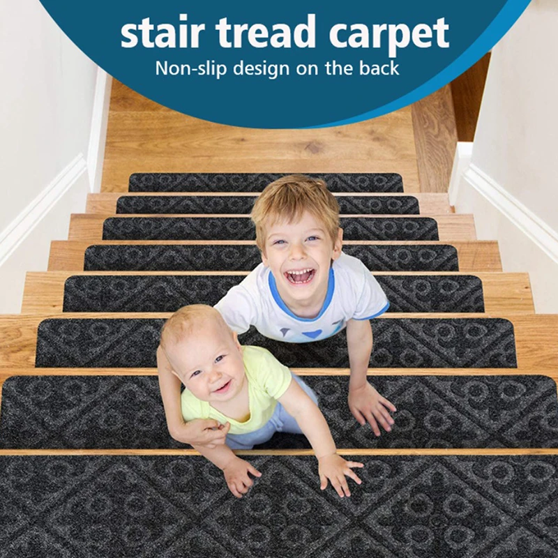 

Самоклеящиеся коврики для лестницы, детский безопасный нескользящий моющийся многоразовый защитный подстилка для детской лестницы, домашний декор