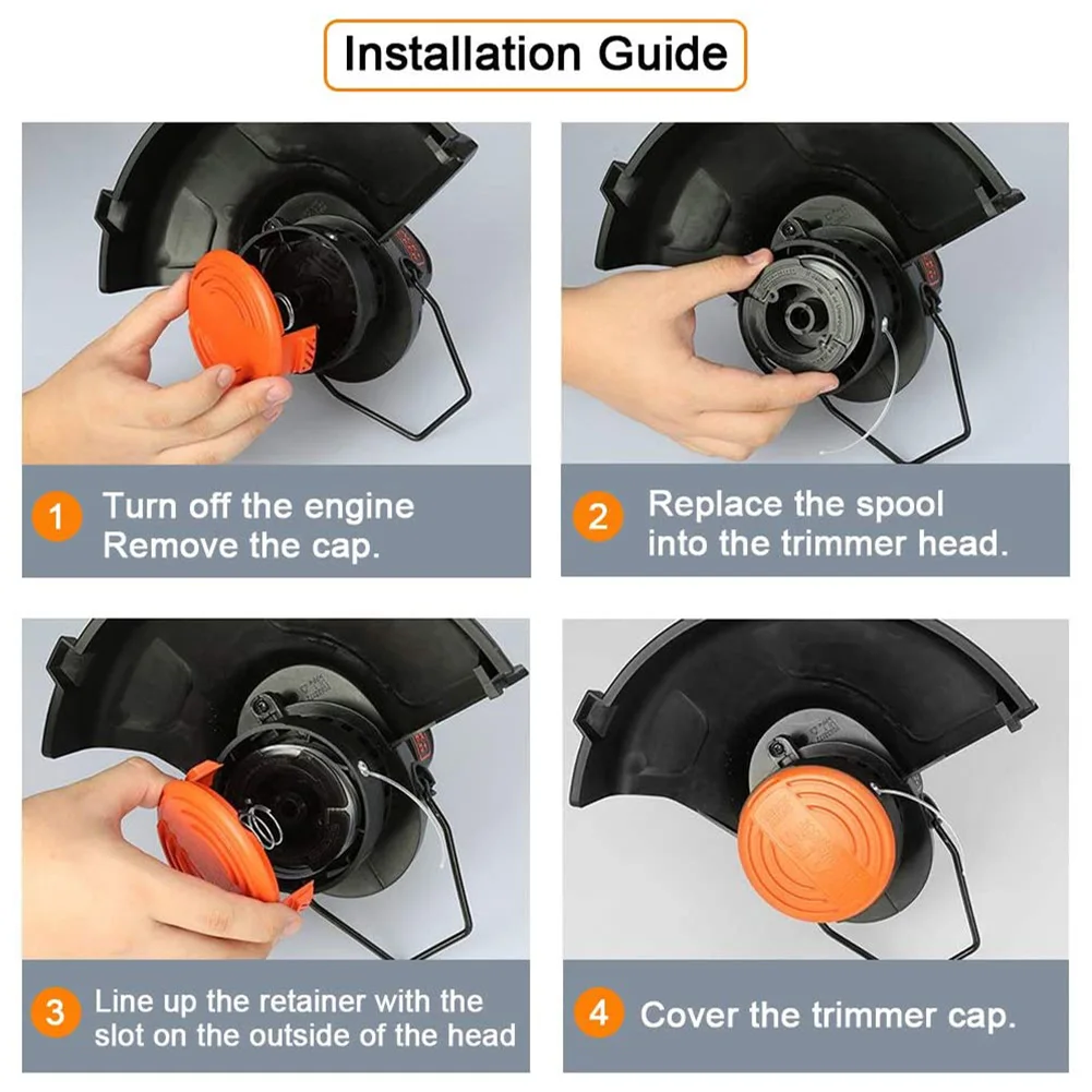 3/6Pack For Black & Decker Replacement String Trimmer Line Spool AF-100 Eater For Cordless Grass Trimmer Garden Tool
3/6Pack For Black & Decker Replacement String Trimmer Line Spool AF-100 Eater For Cordless Grass Trimmer Garden Tool