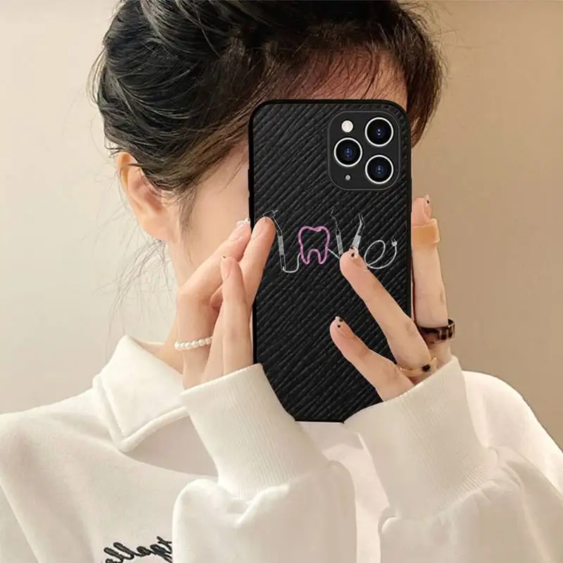 Dentist Dental Teeth Tooth Doctor Phone Case Hard Leather Case for iPhone 11 12 13 Mini Pro Max 8 7 Plus SE 2020 X XR XS
Dentist Dental Teeth Tooth Doctor Phone Case Hard Leather Case for iPhone 11 12 13 Mini Pro Max 8 7 Plus SE 2020 X XR XS
