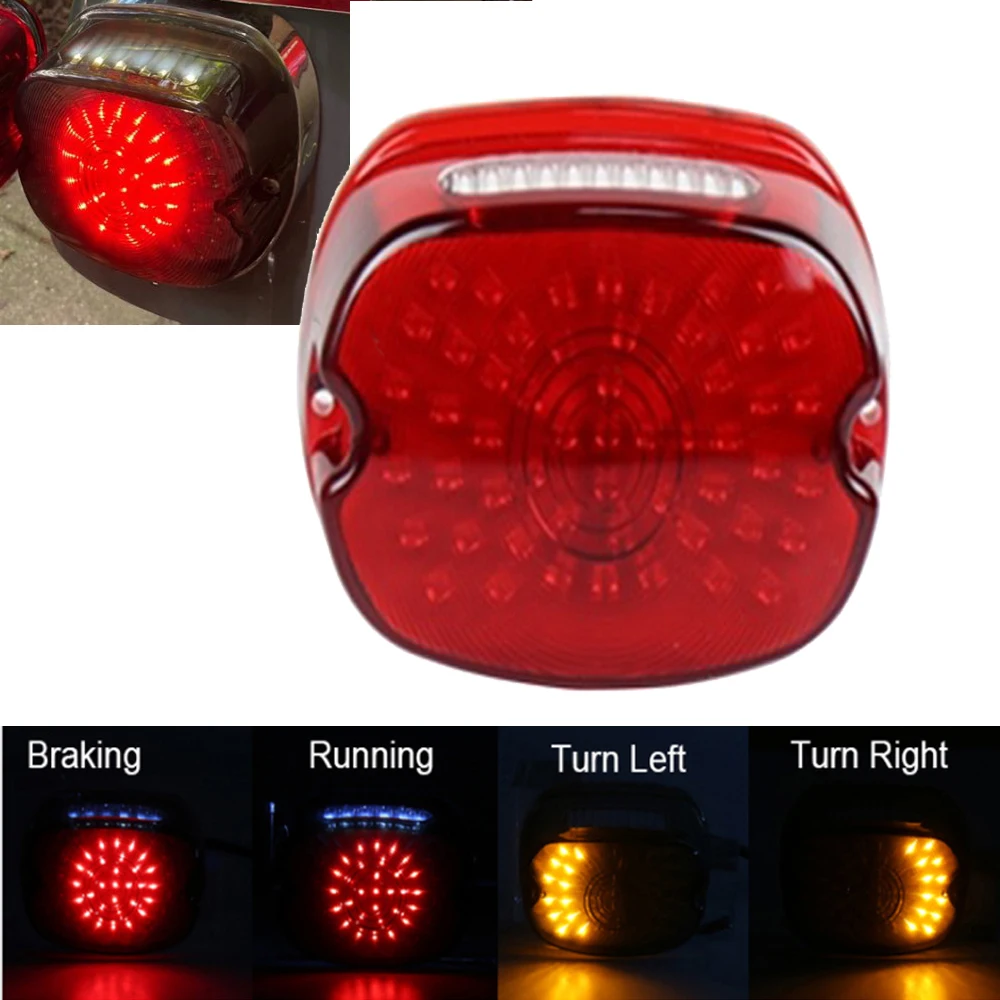 Motorcycle LED Brake Tail Light License Plate Lamp for Dyna Electra Glide Road Touring Softail Sportster
Motorcycle LED Brake Tail Light License Plate Lamp for Dyna Electra Glide Road Touring Softail Sportster