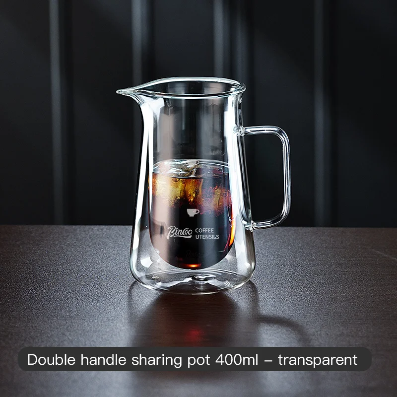 Bincoo двухслойный стеклянный кофейник 400 мл
Bincoo двухслойный стеклянный кофейник 400 мл