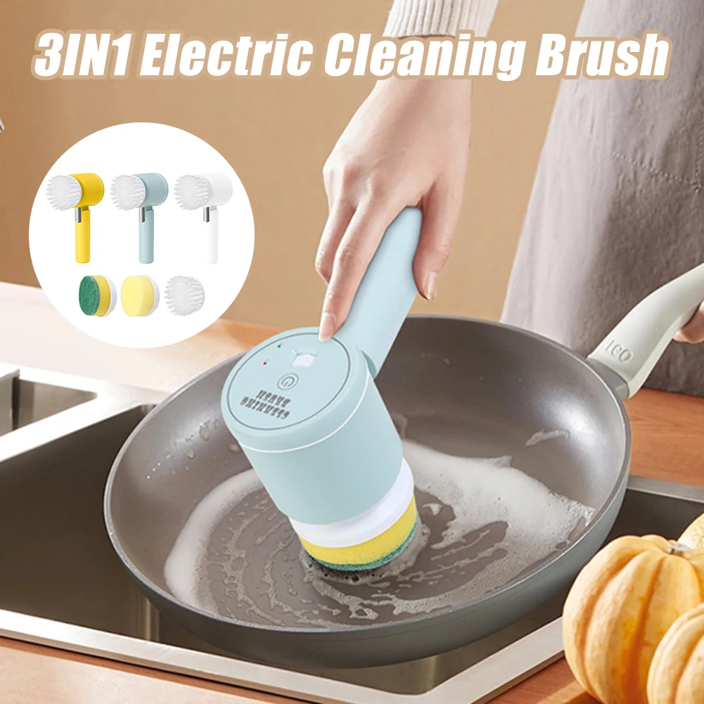 5In1 Electric Cleaning Brush Bathroom Kitchen Sink Cleaning Tool USB Rechargeable Handheld Bathtub Tile Cleaner 3 Brush Heads
5In1 Electric Cleaning Brush Bathroom Kitchen Sink Cleaning Tool USB Rechargeable Handheld Bathtub Tile Cleaner 3 Brush Heads