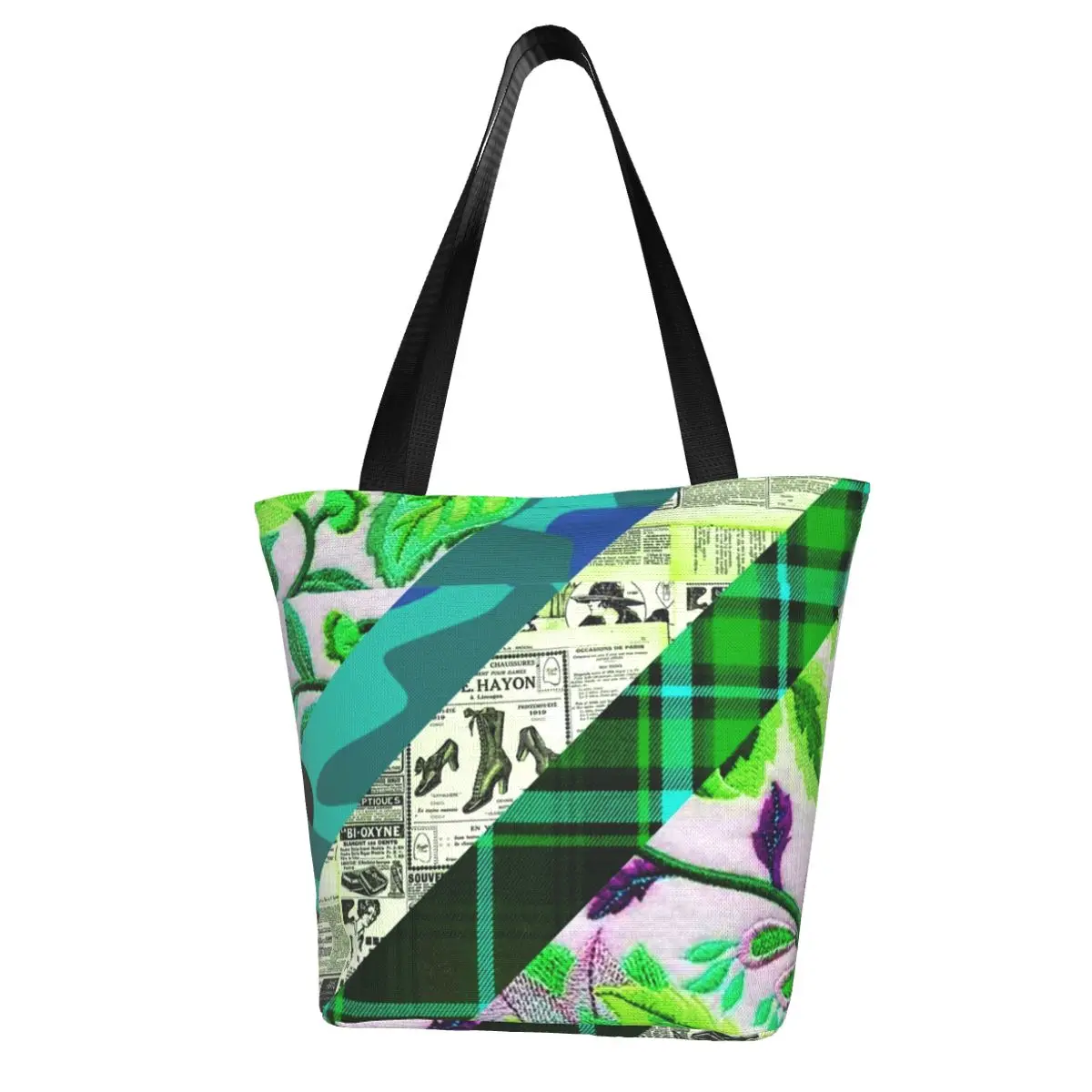 Funny Newspaper Shopping Bag Flowers Strips Print Outdoor Polyester Handbags Student Bulk Funny Bags
Funny Newspaper Shopping Bag Flowers Strips Print Outdoor Polyester Handbags Student Bulk Funny Bags