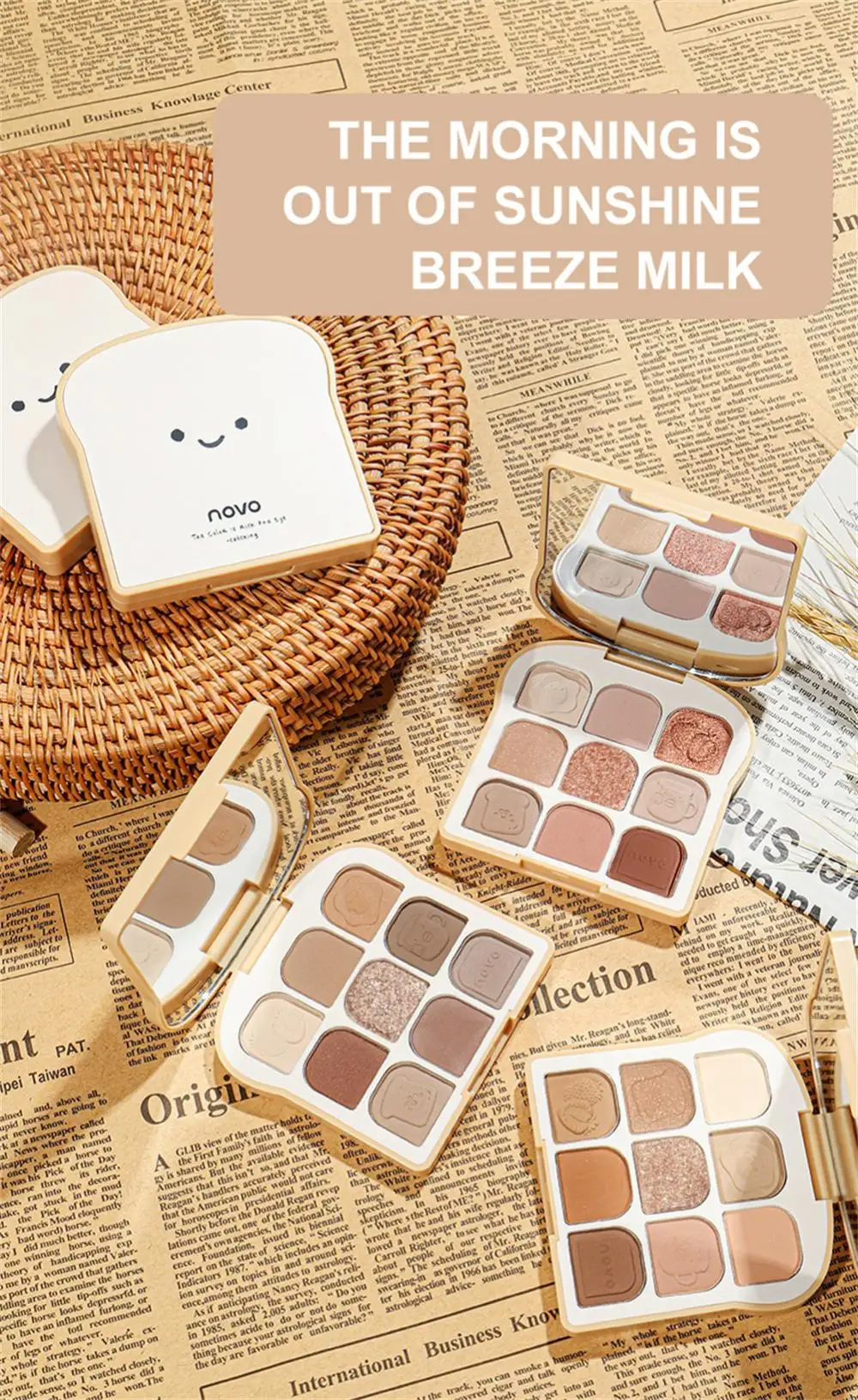 Fashion Female Cosmetic Lasting Nature Beauty Palette 9 Colors Matte Eyeshadow Palette Pearlescent Eye Plate Cute Makeup Palette
Fashion Female Cosmetic Lasting Nature Beauty Palette 9 Colors Matte Eyeshadow Palette Pearlescent Eye Plate Cute Makeup Palette