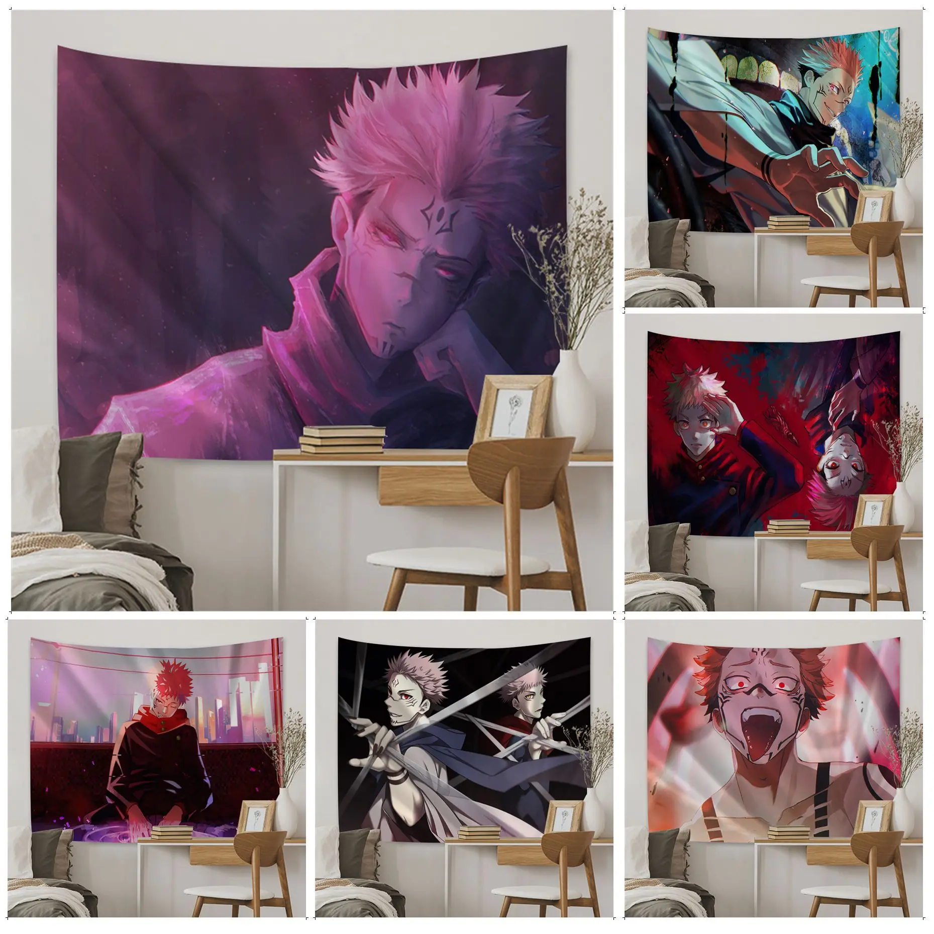 Jujutsu Kaisen Ryomen Sukuna DIY Wall Tapestry Art Science Fiction Room Home Decor Art Home Decor
Jujutsu Kaisen Ryomen Sukuna DIY Wall Tapestry Art Science Fiction Room Home Decor Art Home Decor