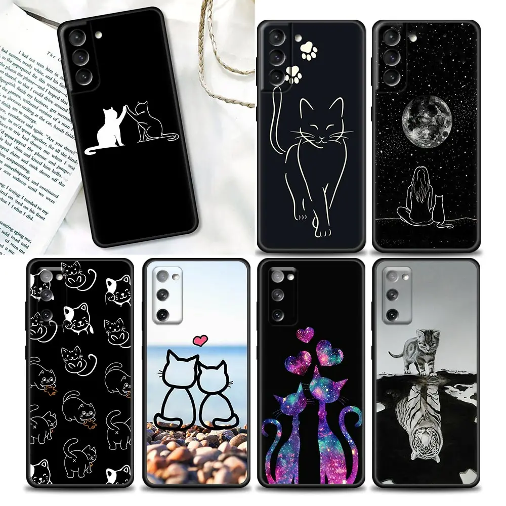 Phone Case for Samsung Galaxy S7 S8 S9 S10e S21 S20 Fe Plus Ultra 5G Soft Silicone Cover Line Art Funny Cute Cat
Phone Case for Samsung Galaxy S7 S8 S9 S10e S21 S20 Fe Plus Ultra 5G Soft Silicone Cover Line Art Funny Cute Cat