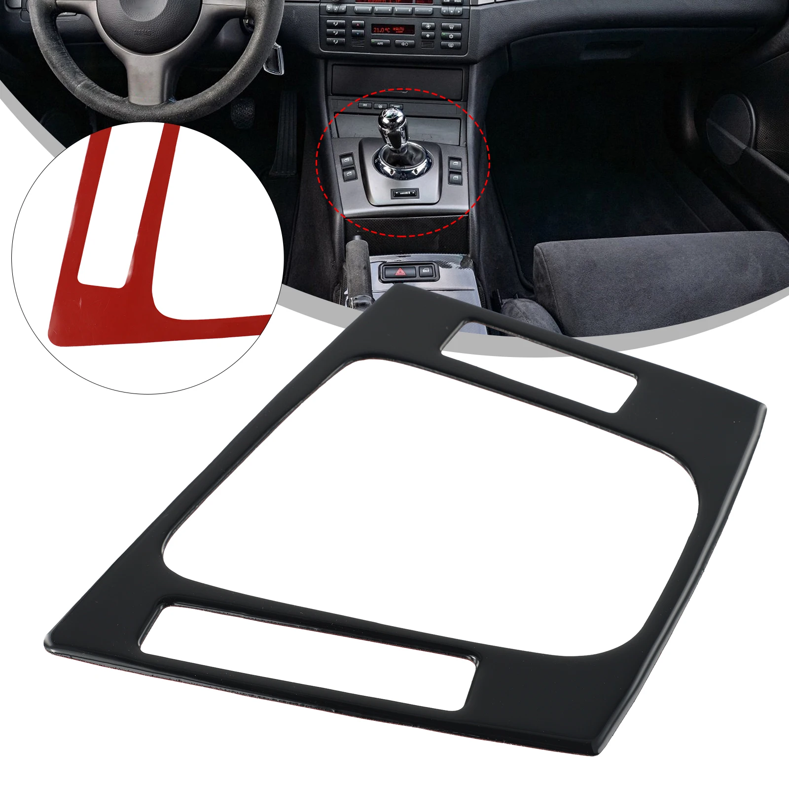 Center Panel Frame Glossy Black Gear Shift Panel Cover Trim ABS For BMW 3 Series E46 1998-2005 Automotive Accessories
Center Panel Frame Glossy Black Gear Shift Panel Cover Trim ABS For BMW 3 Series E46 1998-2005 Automotive Accessories