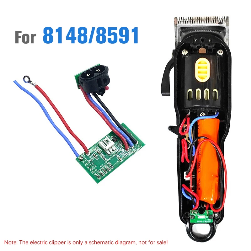 Replacement Hair Clipper Motherboard Assembly for 8148/8591 Electric Clippers Motherboard Repair Part Hair Clipper Accessories
Replacement Hair Clipper Motherboard Assembly for 8148/8591 Electric Clippers Motherboard Repair Part Hair Clipper Accessories