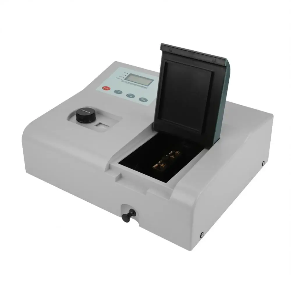 Vis Spectrophotometer 721 LCD Digital Lab Visible Spectrophotometer 340-1020nm Lamp Lab Equipment New
Vis Spectrophotometer 721 LCD Digital Lab Visible Spectrophotometer 340-1020nm Lamp Lab Equipment New