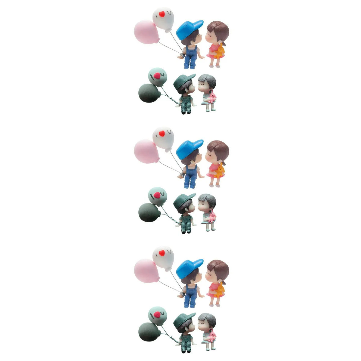 6 Pairs Valentine Day Cartoon Couple Statue Figurines Gift Valentine’s Craft Decoration Plastic
6 Pairs Valentine Day Cartoon Couple Statue Figurines Gift Valentine’s Craft Decoration Plastic