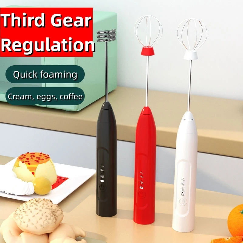 2 in 1 USB Rechargeable Electric Egg Beater Mini Blender Whiskey Coffee Mixer Gadgets for Home Double Head Milk Baking Mixer Bar
2 in 1 USB Rechargeable Electric Egg Beater Mini Blender Whiskey Coffee Mixer Gadgets for Home Double Head Milk Baking Mixer Bar