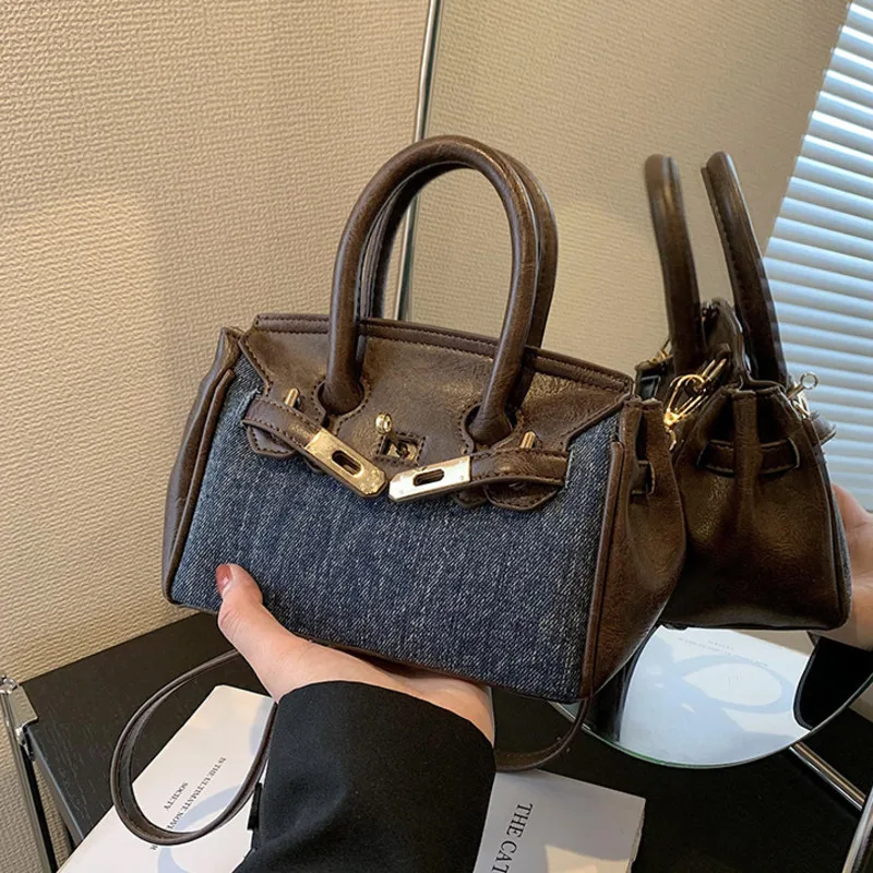 Denim Shoulder Bags Female High Quality Crossbody Bags For Women Messenger Bags Fashion Women's Handbags Versatile Shoulder Bag
Denim Shoulder Bags Female High Quality Crossbody Bags For Women Messenger Bags Fashion Women's Handbags Versatile Shoulder Bag