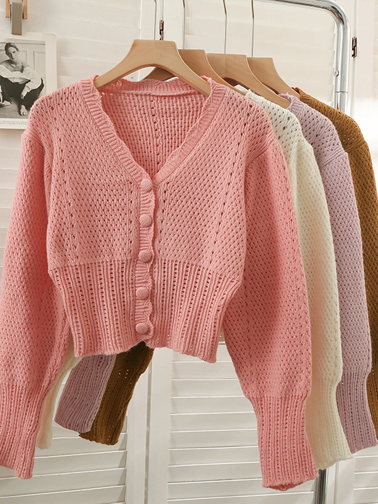 YornMona Cardigan Women Chic Korean Hollow Out Long Sleeve Sweaters Slim Waist Lady Shirt Tops
YornMona Cardigan Women Chic Korean Hollow Out Long Sleeve Sweaters Slim Waist Lady Shirt Tops
