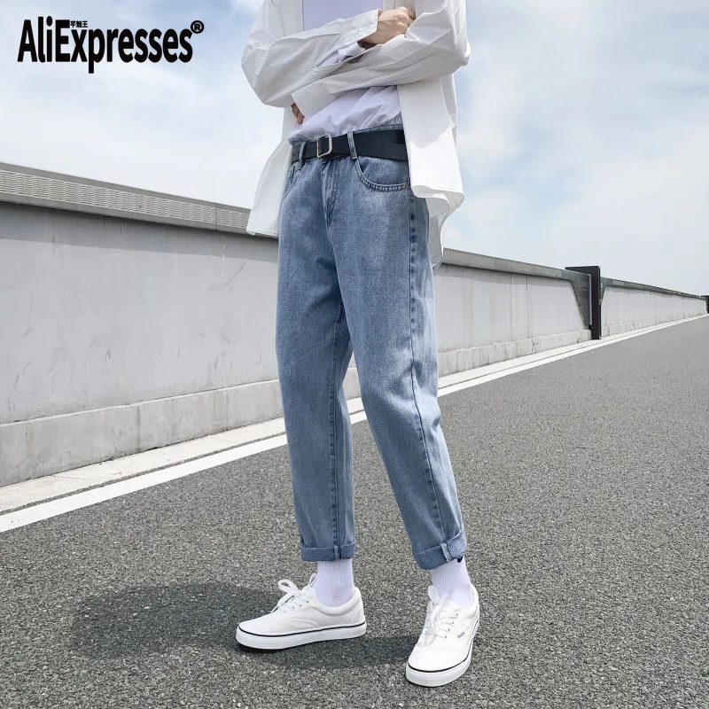 AliExpresses Korean Men Jeans Male Simple Design High Quality Cozy All-match Students Daily Casual Hip Hop Straight Denim Pants
AliExpresses Korean Men Jeans Male Simple Design High Quality Cozy All-match Students Daily Casual Hip Hop Straight Denim Pants