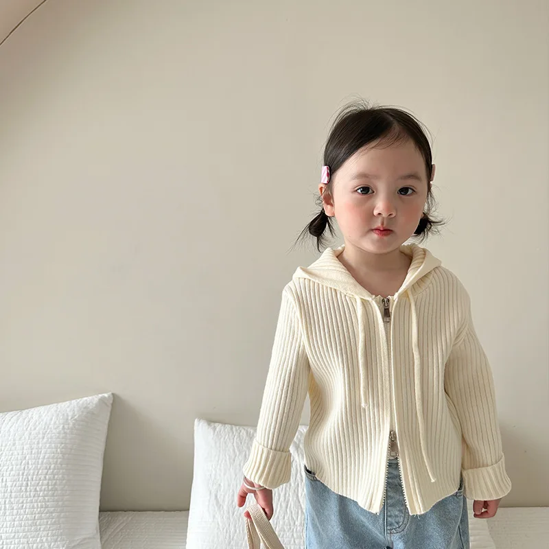 2023 Spring Children Girls Hooded Jacket Coat Girls Fashion Thin Beige Zipper Outwear Cotton Baby Kids Children Sweet Coat
2023 Spring Children Girls Hooded Jacket Coat Girls Fashion Thin Beige Zipper Outwear Cotton Baby Kids Children Sweet Coat