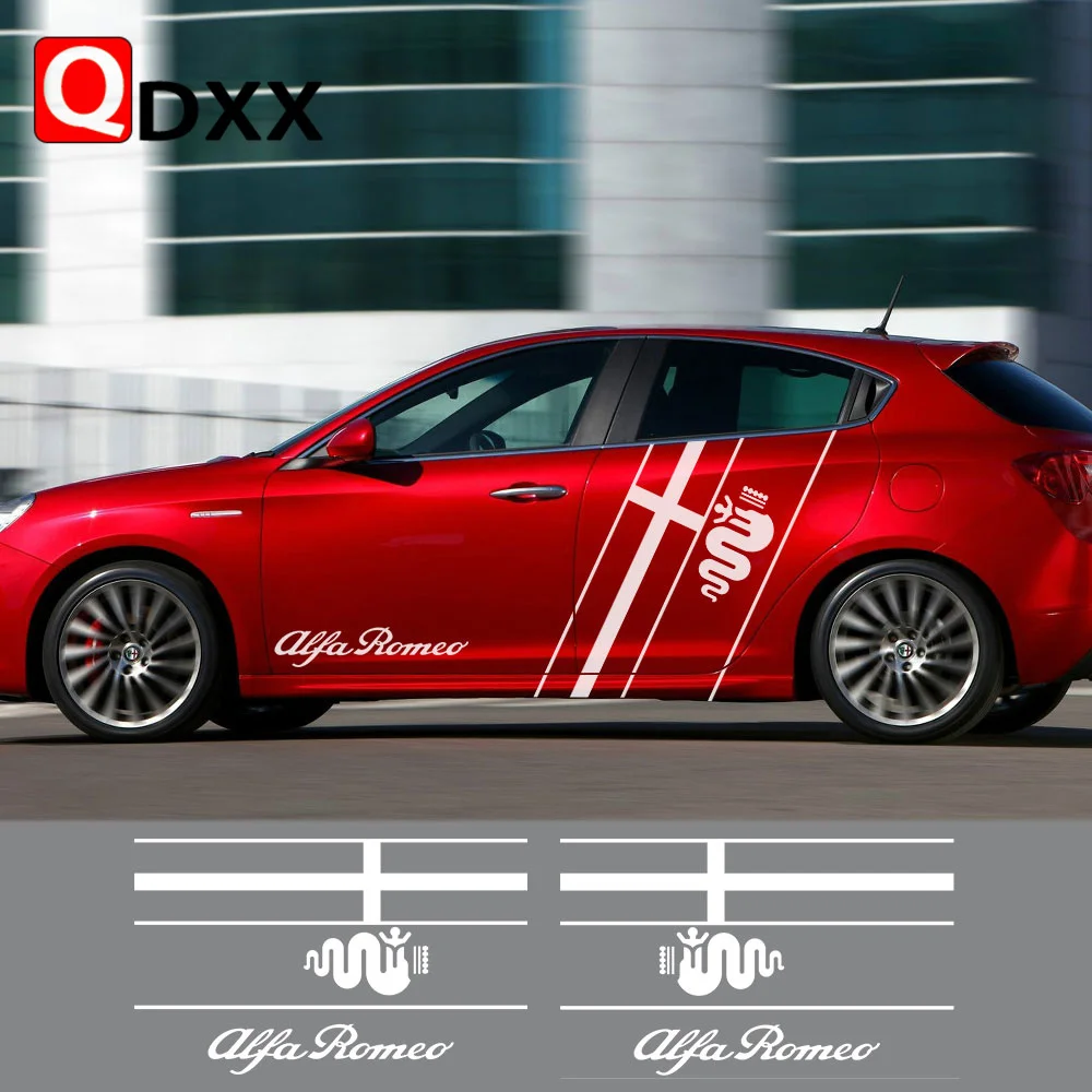 2PCS Car Door Side Decal Vinyl Stickers For Alfa Romeo Giulia Giulietta 159 156 MITO Stelvio 147 Sportiva Auto Decor Accessories
2PCS Car Door Side Decal Vinyl Stickers For Alfa Romeo Giulia Giulietta 159 156 MITO Stelvio 147 Sportiva Auto Decor Accessories