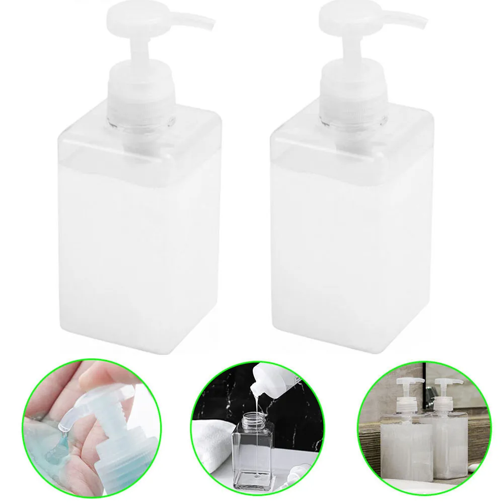 Ergonomic and User Friendly Soap Dispenser Set Set of 2 Clear Pump Bottles for Bathroom and Kitchen (450ml Each)
Ergonomic and User Friendly Soap Dispenser Set Set of 2 Clear Pump Bottles for Bathroom and Kitchen (450ml Each)