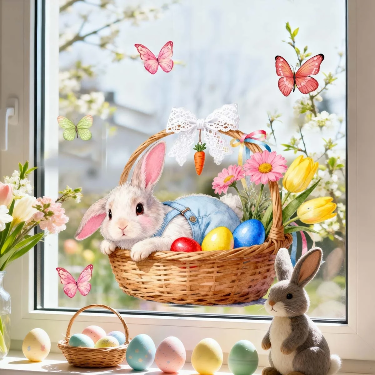 Пасхальные наклейки на окна Happy Easter
Пасхальные наклейки на окна Happy Easter