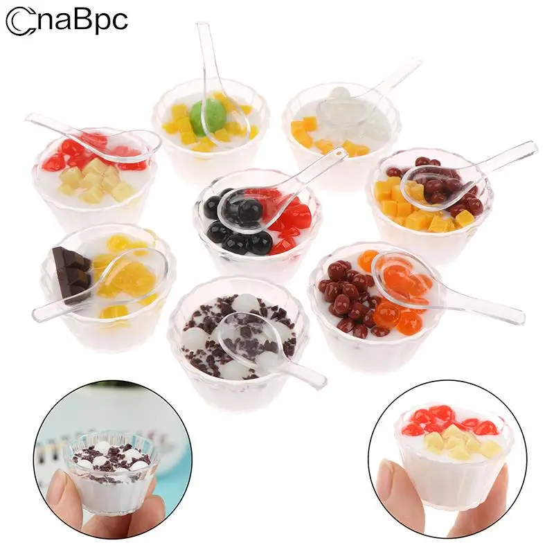3Pcs Dollhouse Dessert Model Miniature Simulation Ice Cream Toy With Plastic Knife And Fork DIY Dollhouse Food Toys
3Pcs Dollhouse Dessert Model Miniature Simulation Ice Cream Toy With Plastic Knife And Fork DIY Dollhouse Food Toys