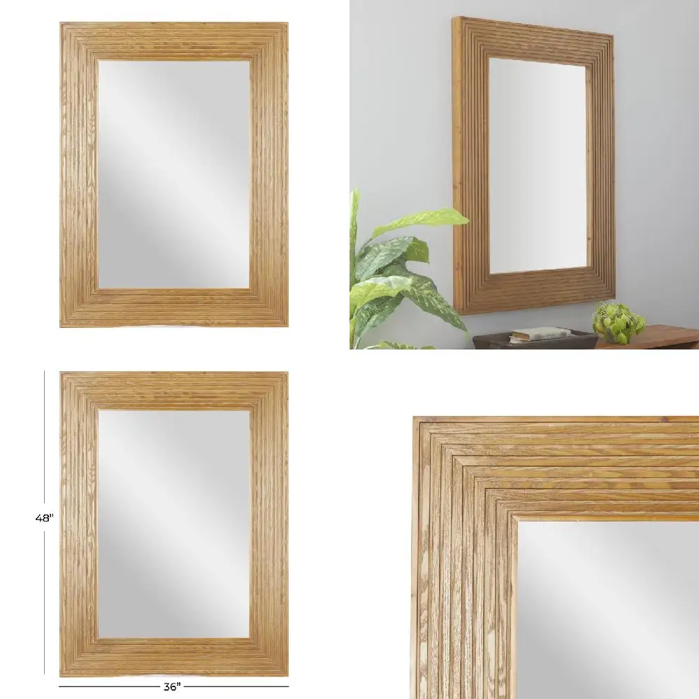 Luxurious Elegant Brown Wood Frame 48"H Rectangle Wall Mirror, Perfect Addition to Home Decor - 154 Characters
Luxurious Elegant Brown Wood Frame 48"H Rectangle Wall Mirror, Perfect Addition to Home Decor - 154 Characters