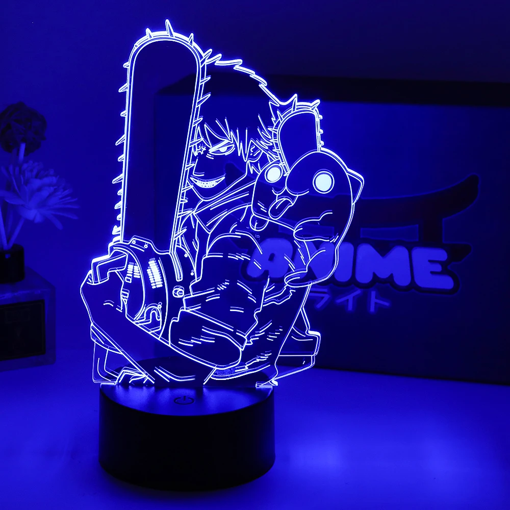 3d Led Lamp Anime Chainsaw Man for Bedroom Decoration Nightlight Kids Birthday Gift Manga Chainsaw Man Led Night Light Bedside
3d Led Lamp Anime Chainsaw Man for Bedroom Decoration Nightlight Kids Birthday Gift Manga Chainsaw Man Led Night Light Bedside