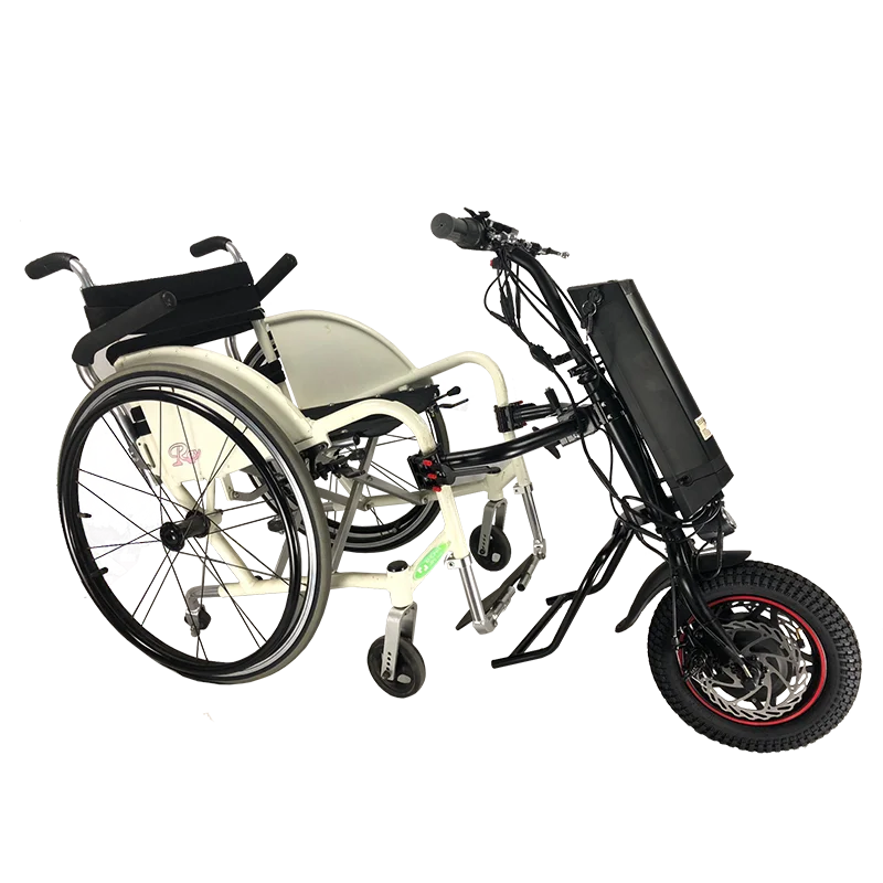 CE EN15194 approved 36v 250w front drive 12'' inch and back function attachable electric handcycle for wheelchair
CE EN15194 approved 36v 250w front drive 12'' inch and back function attachable electric handcycle for wheelchair