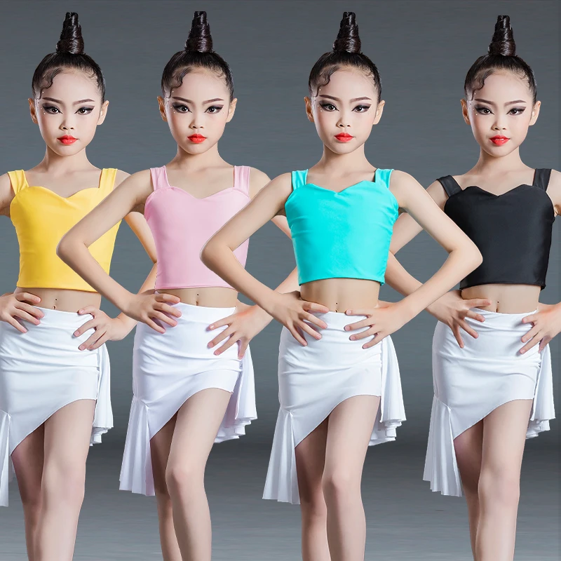 Latin Clothing Children Women's Summer Latin Dance Skirt Split Practice Clothes Sleeveless Performance Clothes Training Clothing
Latin Clothing Children Women's Summer Latin Dance Skirt Split Practice Clothes Sleeveless Performance Clothes Training Clothing