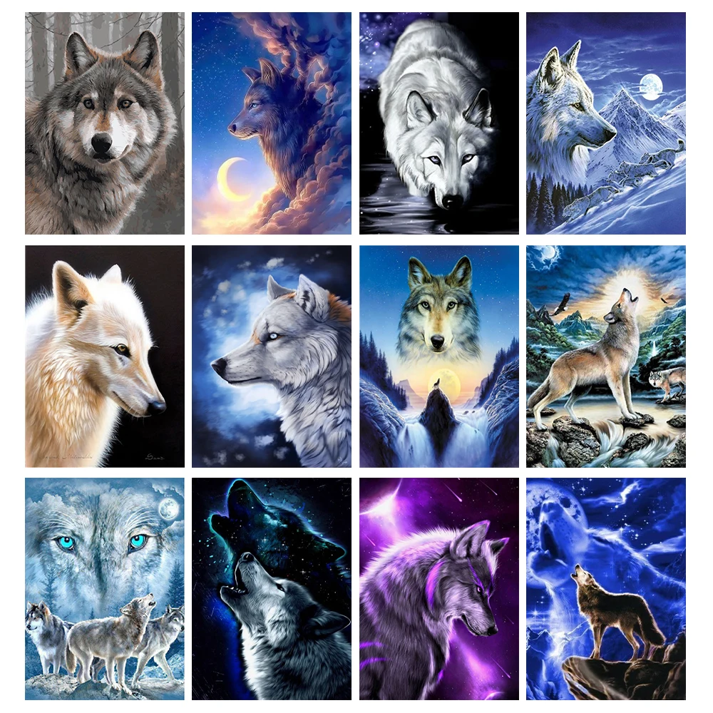 Diamond Painting Animal Wolf Round Diamond Full Diamond DIY Parent-child Entertainment Handmade Diamond Painting Holiday Gift
Diamond Painting Animal Wolf Round Diamond Full Diamond DIY Parent-child Entertainment Handmade Diamond Painting Holiday Gift