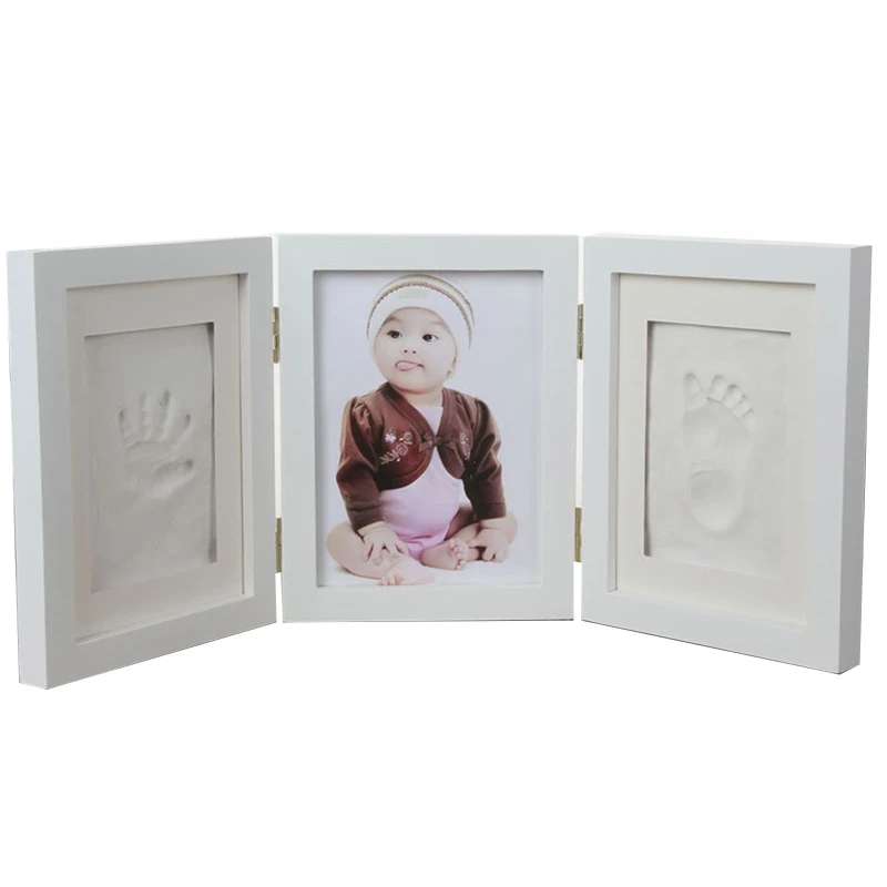 Baby Soft Clay Inkpad Photo Frame 3D Handprint Footprint DIY Registry Kit for Newborn Boys Girls Baby Shower Gift Three Folding
Baby Soft Clay Inkpad Photo Frame 3D Handprint Footprint DIY Registry Kit for Newborn Boys Girls Baby Shower Gift Three Folding