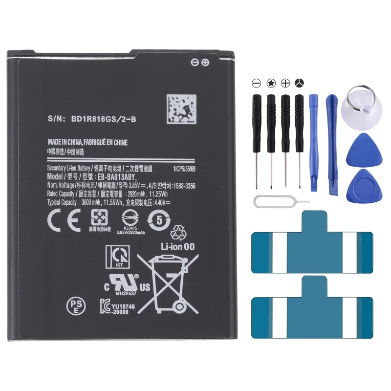 For Samsung Galaxy A01 Core / A3 Core 3000mAh EB-BA013ABY Battery Replacement
For Samsung Galaxy A01 Core / A3 Core 3000mAh EB-BA013ABY Battery Replacement