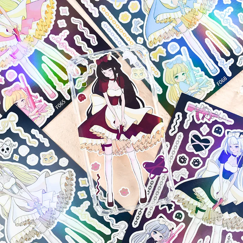 Sticker Decals Kawaii Holographic laser stickerr DIYDecorative Decorative Laptop Childern Gift
Sticker Decals Kawaii Holographic laser stickerr DIYDecorative Decorative Laptop Childern Gift