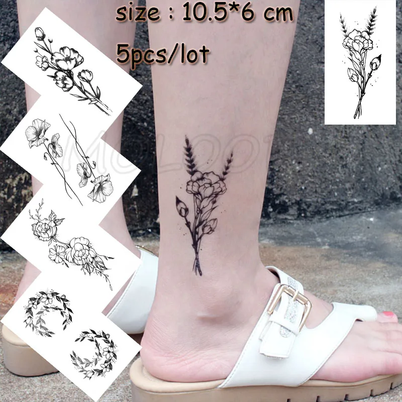 Temporary Tattoo Sticker flower moon waterproof fake Tatto Water transfer Tatoo for girl woman kid man small size sell in lots
Temporary Tattoo Sticker flower moon waterproof fake Tatto Water transfer Tatoo for girl woman kid man small size sell in lots