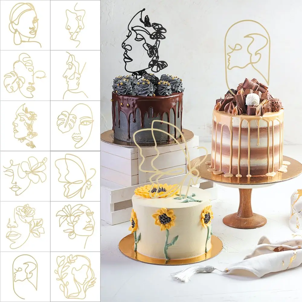 Acrylic Lady Face Cake Topper Minimalist Happy Birthday Wedding Cake Toppers Cake Decoration Art Home Garden Party Supplies
Acrylic Lady Face Cake Topper Minimalist Happy Birthday Wedding Cake Toppers Cake Decoration Art Home Garden Party Supplies