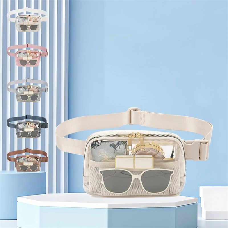Transparent Waist Bag Waterproof Simple Clear Belt Bags Fashion Women Shoulder Messenger Bags For Outdoor Sports Running 
Transparent Waist Bag Waterproof Simple Clear Belt Bags Fashion Women Shoulder Messenger Bags For Outdoor Sports Running