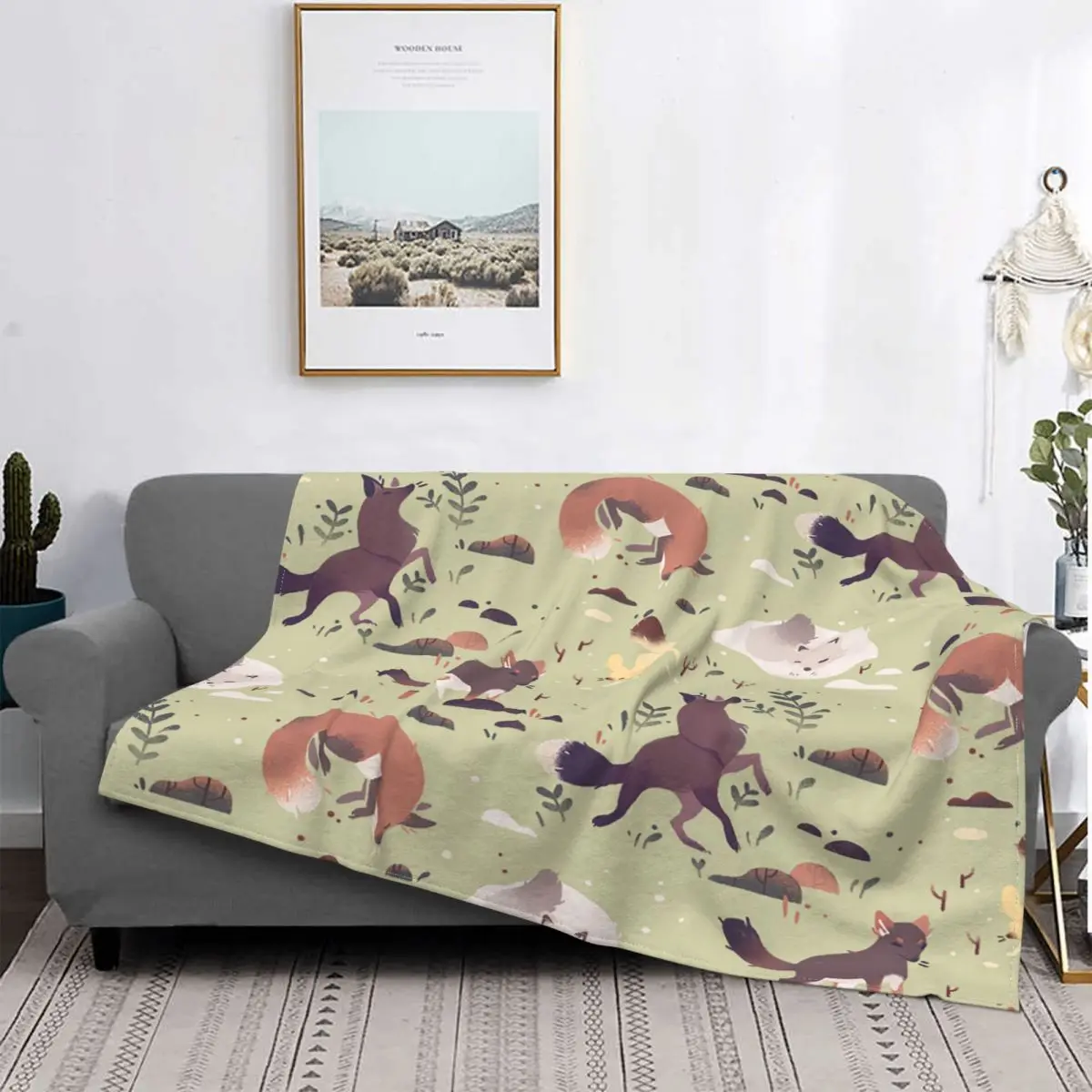 Patterned Fox Blanket Flannel Autumn and Winter Smart Animal Multifunctional Soft Blanket Bed Office Plush Quilt
Patterned Fox Blanket Flannel Autumn and Winter Smart Animal Multifunctional Soft Blanket Bed Office Plush Quilt