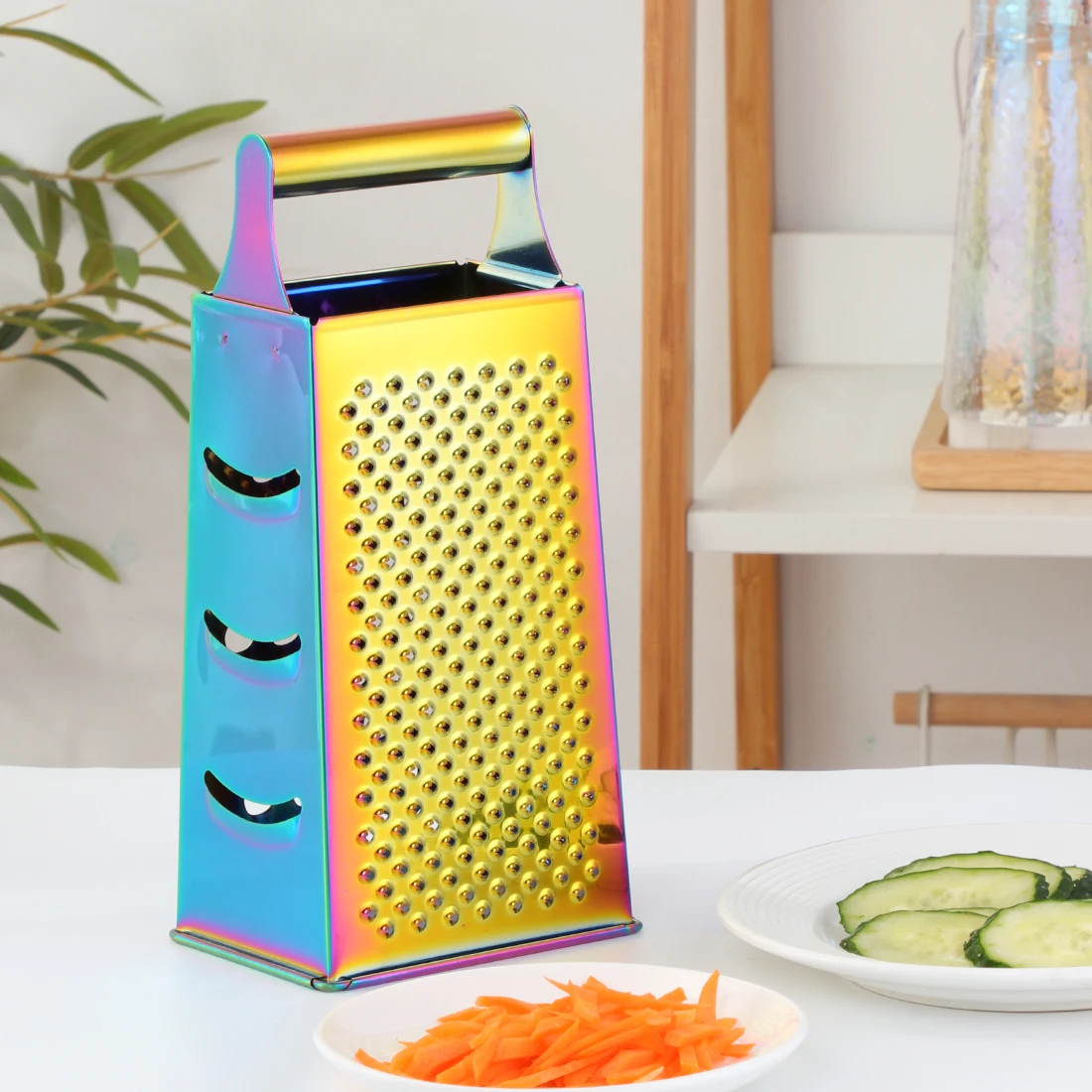 1PC Stainless Steel Peeler Box Multi-functional 4 Sides Garlic Peeler Vegetable Cutter Knife Potato Slicer Kitchen Utensils
1PC Stainless Steel Peeler Box Multi-functional 4 Sides Garlic Peeler Vegetable Cutter Knife Potato Slicer Kitchen Utensils