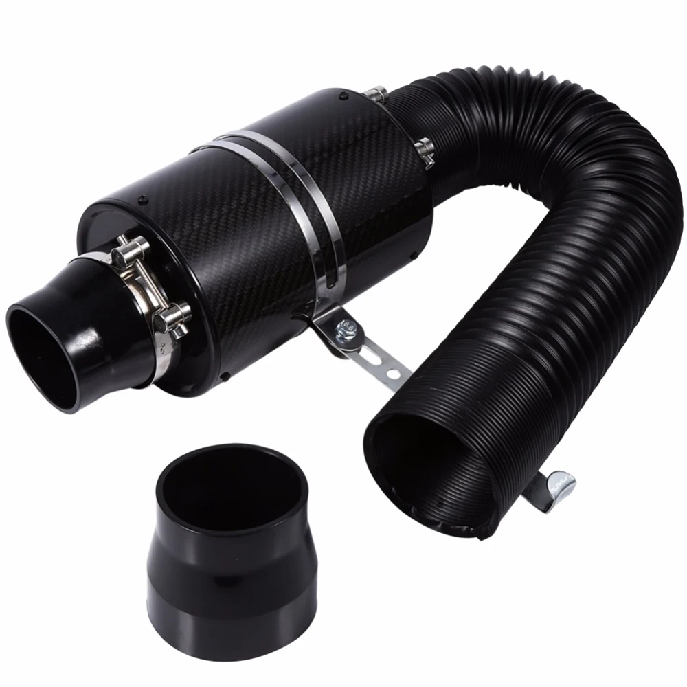 Car Cold Air Intake Induction Kit Carbon Fiber Induction Cold Air Filter Feed Enclosed Intake Induction Pipe Hose 76mm 3 Inch
Car Cold Air Intake Induction Kit Carbon Fiber Induction Cold Air Filter Feed Enclosed Intake Induction Pipe Hose 76mm 3 Inch