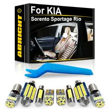 For Kia Sportage Rio 1 2 3 4 Soul Optima K5 CEED ED JD CD Sorento 2002 2012 2015 2018 2020 Accessories LED Interior Light Canbus