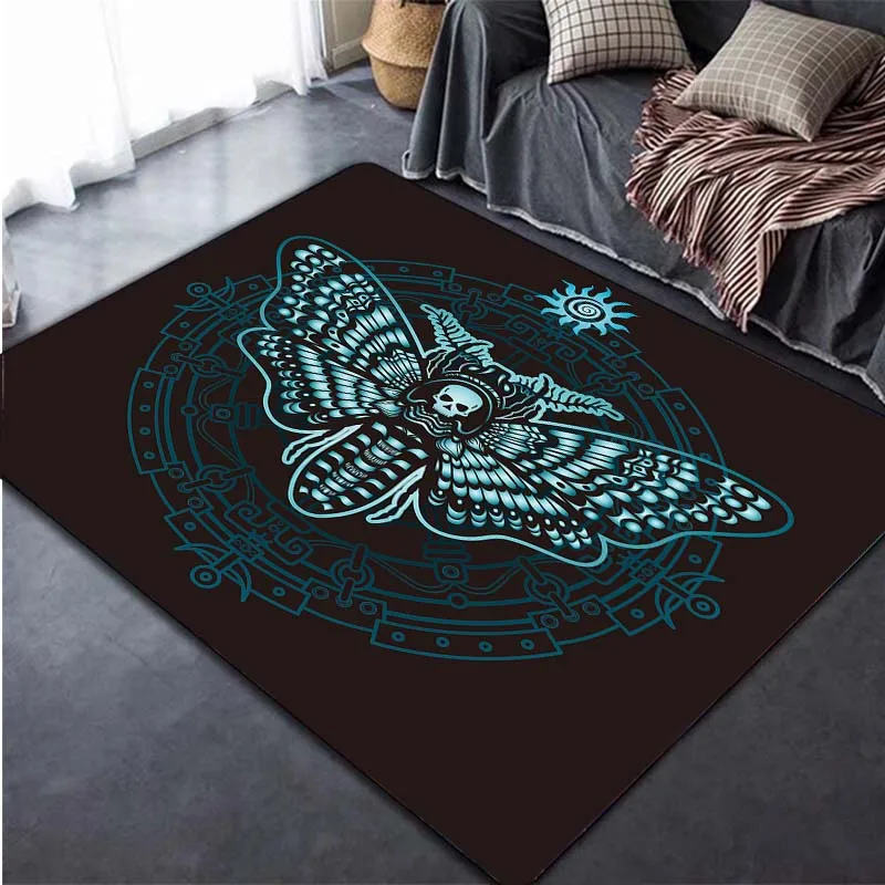 Death Moth Skull Head Area Rugs Non-Slip Floor Mat Doormats Home Runner Rug Carpet For Bedroom Rugs For Bedroom
Death Moth Skull Head Area Rugs Non-Slip Floor Mat Doormats Home Runner Rug Carpet For Bedroom Rugs For Bedroom