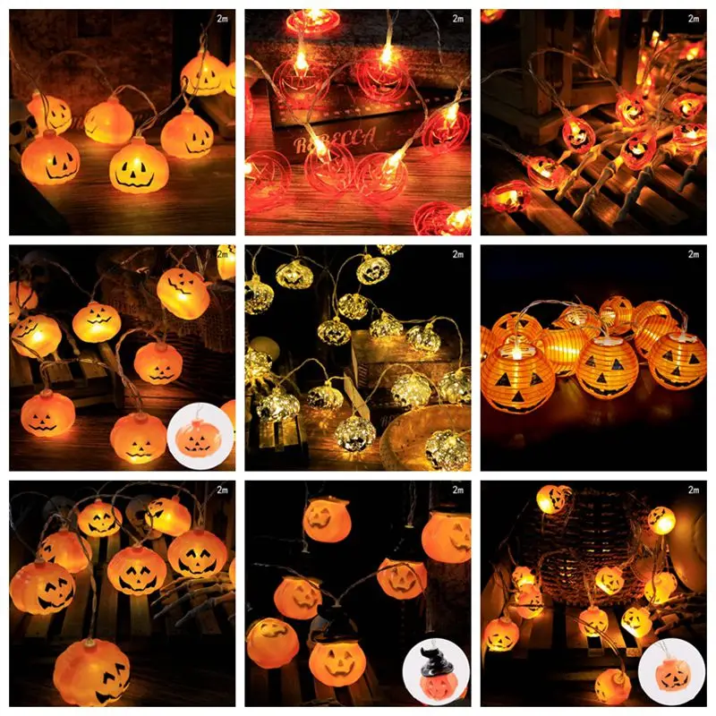 Halloween Pumpkin LED Light String Ghost Festival Party Trick or Treat Colorful Glowing String Lights Happy Halloween Day 2023
Halloween Pumpkin LED Light String Ghost Festival Party Trick or Treat Colorful Glowing String Lights Happy Halloween Day 2023
