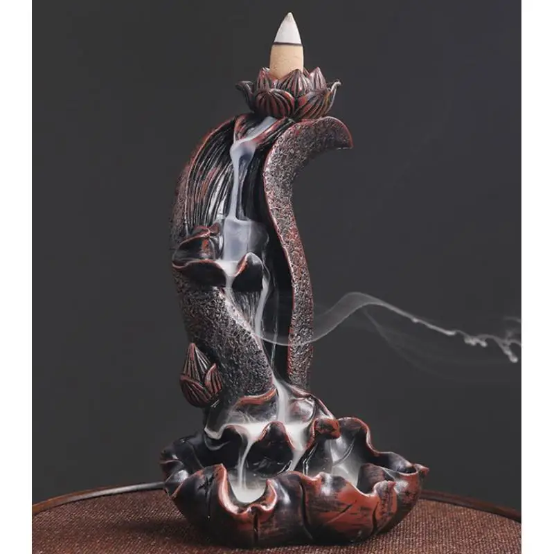Waterfall Incense Burner Creative Home Decor Incense Holder Portable Ceramic Censer Handmade Decorative Crafts For Living Room
Waterfall Incense Burner Creative Home Decor Incense Holder Portable Ceramic Censer Handmade Decorative Crafts For Living Room