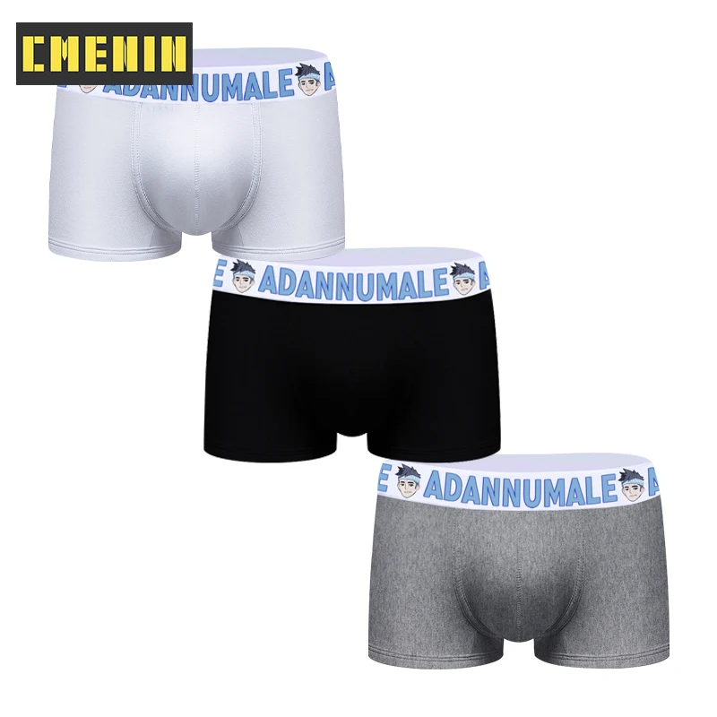 

CMENIN 3PCS Free Shipping Cotton Sexy Boxer Man's Underwear men Quick Dry Men's Underpants Boxershorts Men Underware Top AD7104